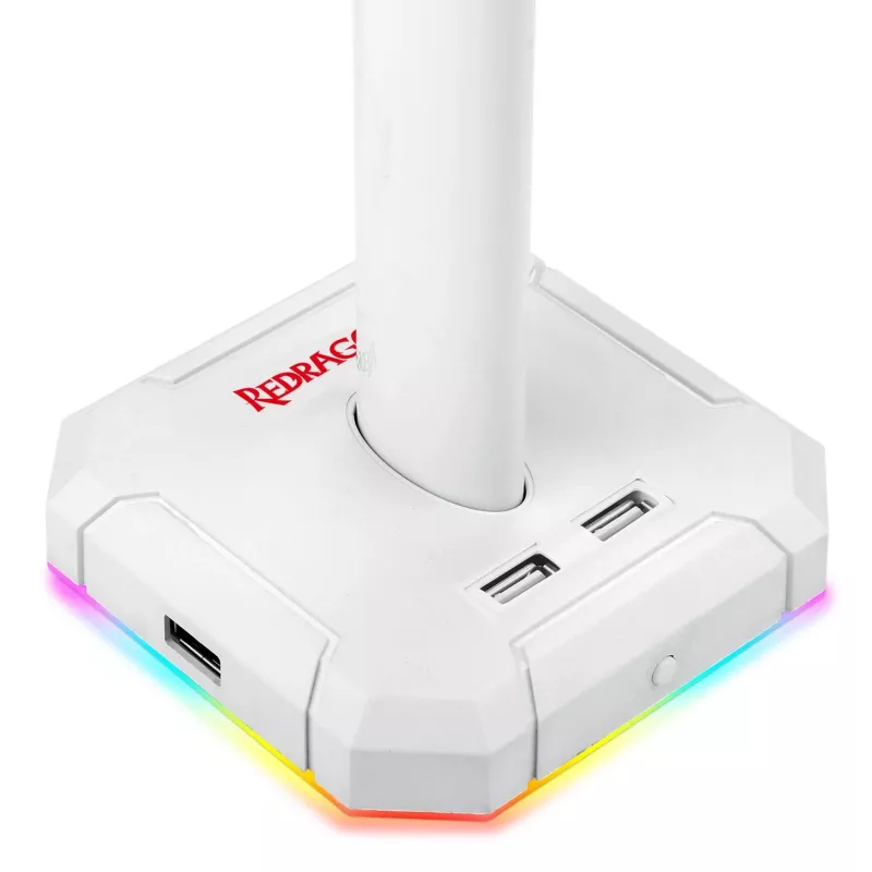 Redragon Scepter PRO HA300-W Gaming Headset Stand with RGB Lighting, White