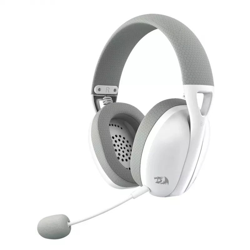 Redragon H848 IRE Pro White/Grey Tri-Mode Wireless Gaming Headset