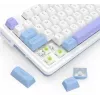 Redragon Ucal Max K673WBP-RGB-MAX Tri-Mode mechaninė klaviatūra 75% 82 klavišų, karšto keitimo, gasket mount, PBT klavišai, RGB, balta/juoda/violetinė