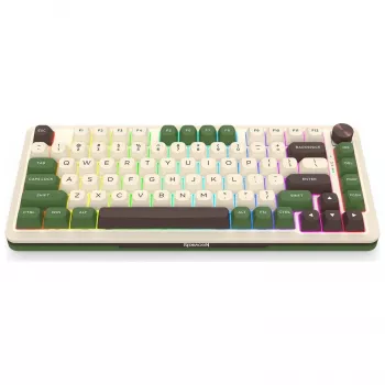 Redragon K681CGC-RGB-PRO Cyrus 65% Tri-Mode mechaninė klaviatūra, Hot-Swappable, Red jungikliai, RGB, juoda