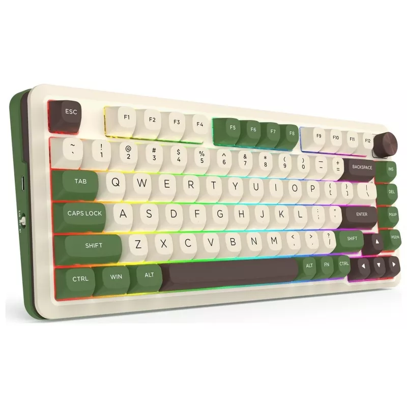 Redragon K681CGC-RGB-PRO Cyrus 65% Tri-Mode mechaninė klaviatūra, Hot-Swappable, Red jungikliai, RGB, juoda