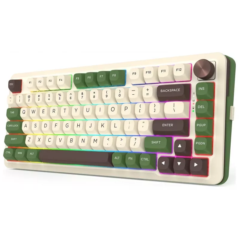 Redragon K681CGC-RGB-PRO Cyrus 65% Tri-Mode mechaninė klaviatūra, Hot-Swappable, Red jungikliai, RGB, juoda