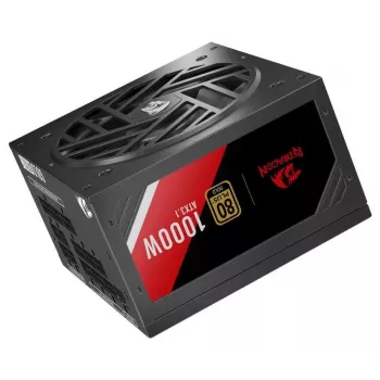 Redragon Master GC-MS03 1000W maitinimo blokas, 80 PLUS Standard, ATX, nemodulinis, 120mm ventiliatorius, juodas