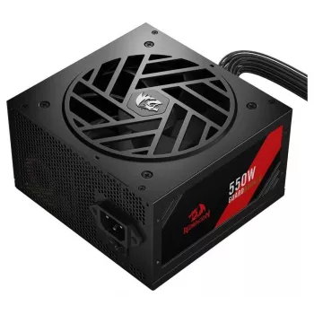 Redragon Guard GC-GU01 550W Maitinimo Blokas, 80 PLUS Standard, Active PFC, Nemodulinis, 120mm Ventiliatorius, Juodas