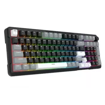 Redragon ARLOKKS QMK K742 75% Tri-Mode Mechaninė Klaviatūra, Hot-Swappable, Gasket Mount, RGB, Juoda