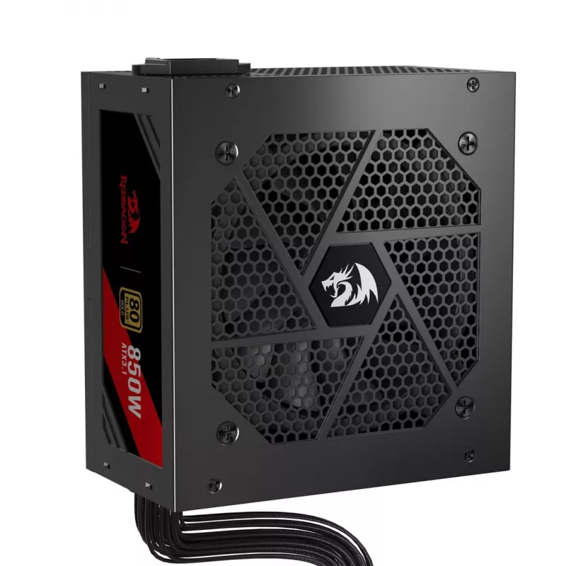 Redragon GC-PS007-SE 850W maitinimo blokas, 80 PLUS Bronze, ATX, nemodulinis