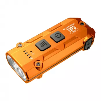 Nitecore TIP3 raktų pakabuko žibintuvėlis, oranžinis, 720 liumenų