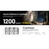 Nitecore HA29 UHE priekinė lempa 1200 liumenų