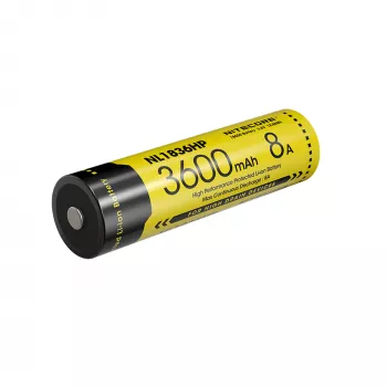 Nitecore NL1836HP 3600mAh 18650 Li-ion Button Top Battery