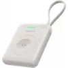 “Baseus EnerFill FW11 5W Power Bank, skirta Apple Watch, su įmontuotu kabeliu - balta”