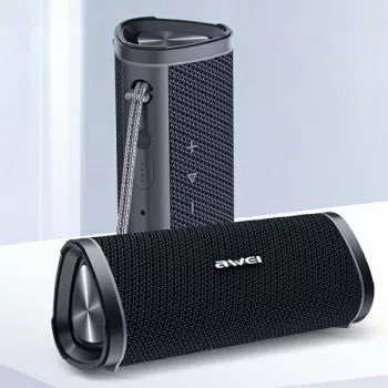 AWEI Y331 nešiojamas Bluetooth garsiakalbis 5W IPX6 juodas