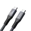 ORICO Thunderbolt 4 kabelis USB-C 40 Gbps 8K60Hz PD 100W 2m Juodas