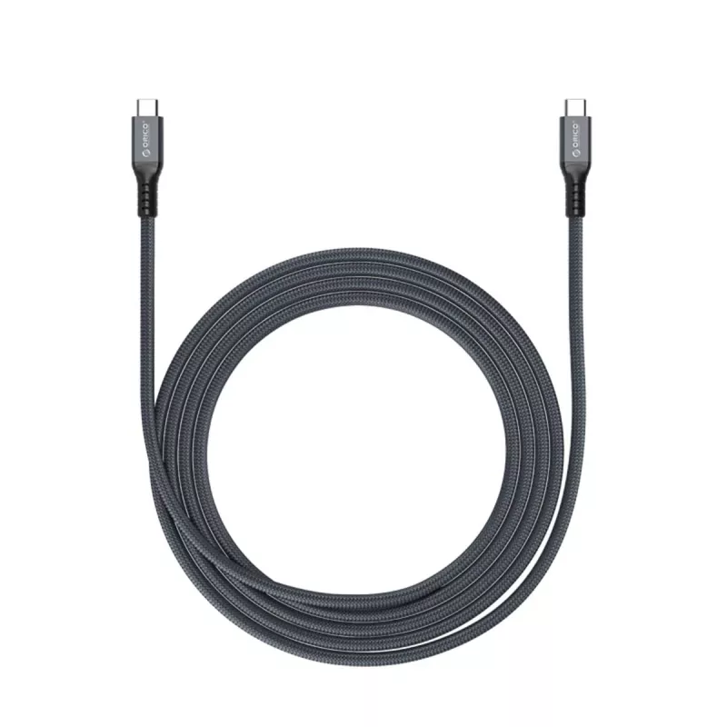 ORICO Thunderbolt 4 kabelis USB-C 40 Gbps 8K60Hz PD 100W 2m Juodas
