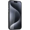 Audi Genuine Leather MagSafe iPhone 15 Pro Max 6.7 Black-Red Hardcase AU-TPUPCMIP15PM-R8/D3-RD
