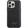 Audi Synthetic Leather MagSafe iPhone 15 Pro 6.1 Hard Case Black