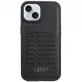 Audi Synthetic Leather MagSafe Hard Case for iPhone 15 Plus / 14 Plus 6.7 inch - Black