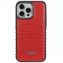 Audi Synthetic Leather MagSafe Hard Case for iPhone 14 Pro Max 6.7 - Raudona