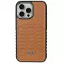 Audi Synthetic Leather MagSafe iPhone 14 Pro 6.1 Brown Hardcase AU-TPUPCMIP14P-GT/D3-BN