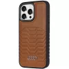 Audi Synthetic Leather MagSafe iPhone 14 Pro 6.1 Brown Hardcase AU-TPUPCMIP14P-GT/D3-BN