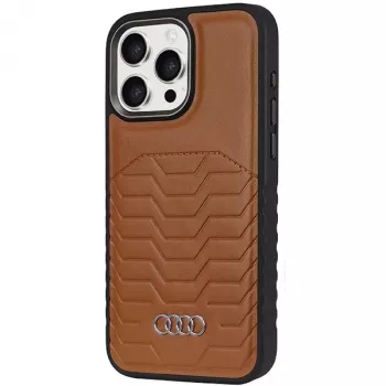 Audi Synthetic Leather MagSafe Hard Case, skirta Apple iPhone 14 Pro Max 6,7 inch