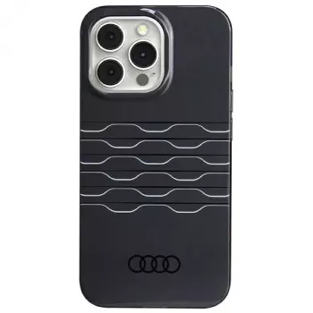 Audi IML MagSafe dėklas, skirtas iPhone 13 Pro Max 6,7 inch, juodas, kietas dėklas AU-IMLMIP13PM-A6/D3-BK