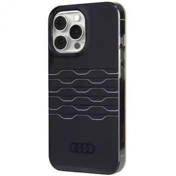 Audi IML MagSafe dėklas, skirtas iPhone 13 Pro Max 6,7 inch, juodas, kietas dėklas AU-IMLMIP13PM-A6/D3-BK