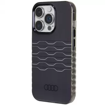 AUDI IML MagSafe Case, skirta iPhone 14 Pro 6.1, juoda, kietas apvalkalas AU-IMLMIP14P-A6/D3-BK