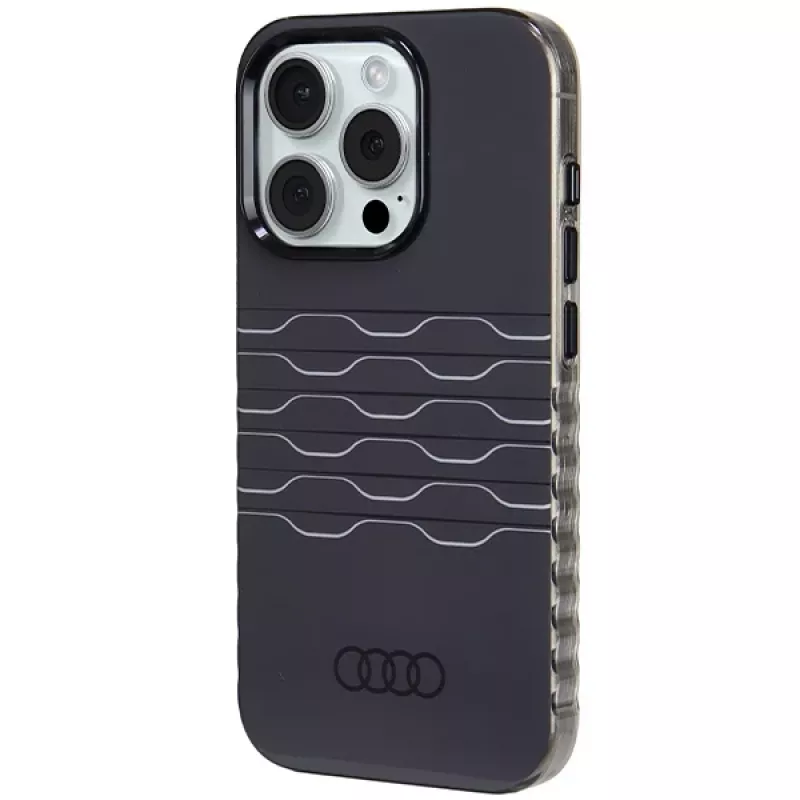 Audi IML MagSafe Case iPhone 15 Pro 6.1 Black Hardcase