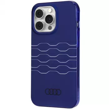 Audi IML MagSafe Dėklas, skirtas iPhone 13 Pro / 13 6.1 inch Navy Blue Hardcase