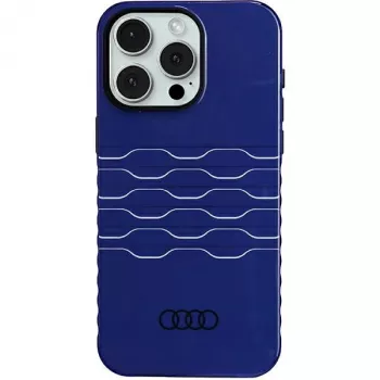 Audi IML MagSafe Dėklas, skirtas iPhone 15 Pro Max 6,7 inch Navy Blue, kietas dėklas