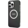 Audi IML Big Logo MagSafe Dėklas iPhone 13 Pro Max 6.7 Juodas Kietasis Dėklas