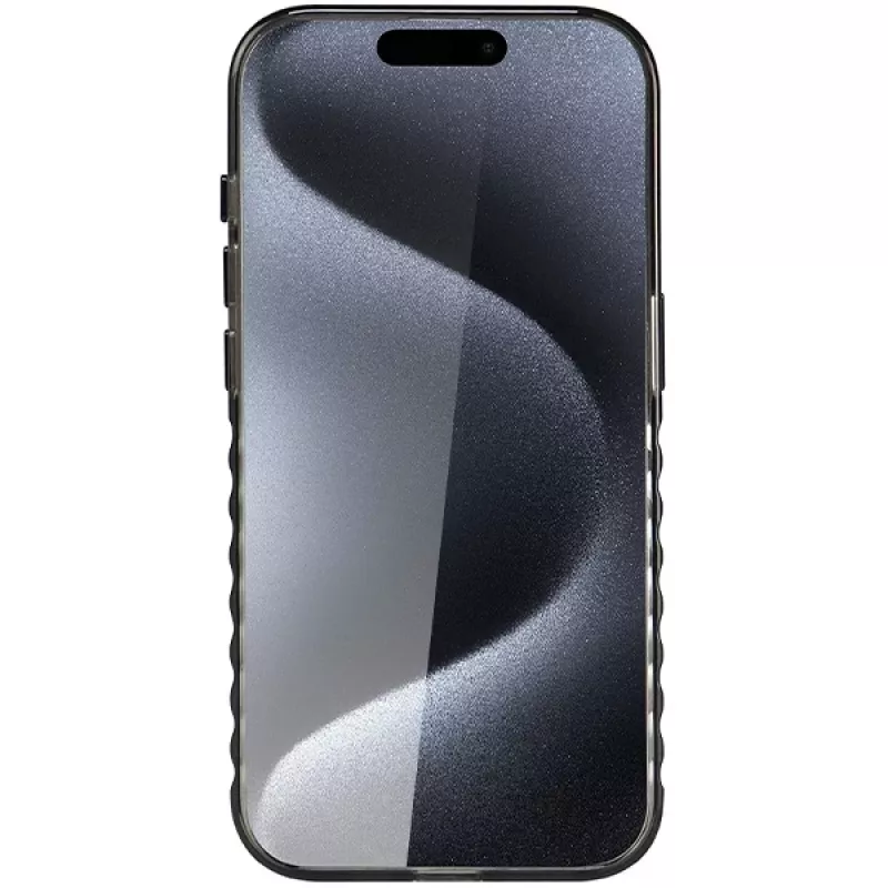 Audi IML Big Logo MagSafe dėklas, skirtas iPhone 15 Pro 6.1 inch juodas, kietas dėklas
