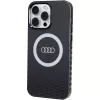 Audi IML Big Logo MagSafe dėklas, skirtas iPhone 15 Pro Max 6,7 inch juodas, kietas dėklas