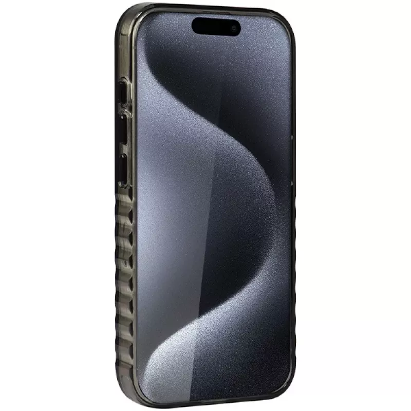 Audi IML Big Logo MagSafe dėklas, skirtas iPhone 15 Pro Max 6,7 inch juodas, kietas dėklas