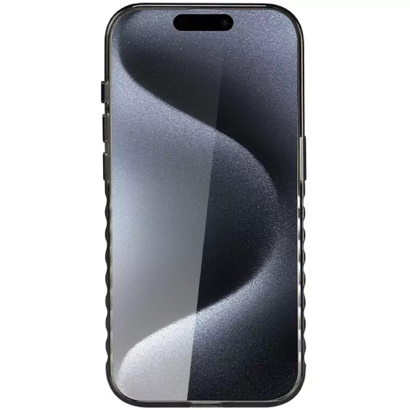 Audi IML Big Logo MagSafe dėklas, skirtas iPhone 15 Pro Max 6,7 inch juodas, kietas dėklas