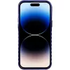 Audi IML Big Logo MagSafe Dėklas, skirtas iPhone 14 Pro 6.1, tamsiai mėlynas, kietas dėklas AU-IMLMIP14P-Q5/D2-BE