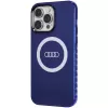 Audi IML Big Logo MagSafe Case, iPhone 14 Pro Max 6,7 inch, Navy Blue, Hardcase