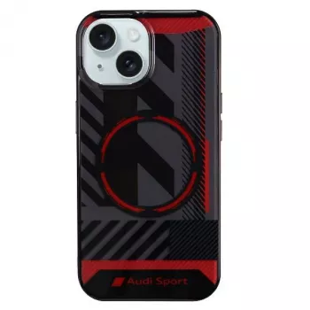 Audi IML Sport MagSafe Case iPhone 15 Plus / 14 Plus 6.7 inch Black Hard Case