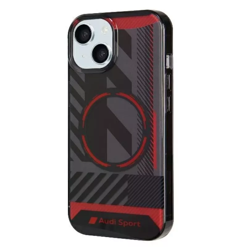 Audi IML Sport MagSafe Case iPhone 15 Plus / 14 Plus 6.7 inch Black Hard Case