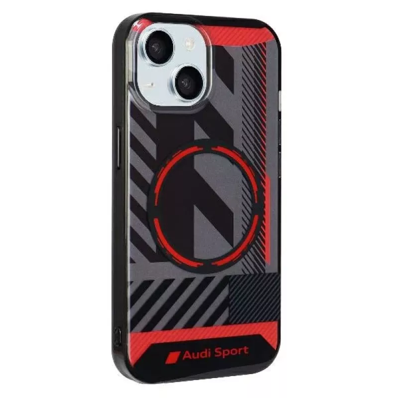 Audi IML Sport MagSafe Case iPhone 15 Plus / 14 Plus 6.7 inch Black Hard Case