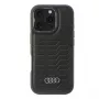 Audi Synthetic Leather MagSafe iPhone 16 Pro 6.3 Black Hardcase