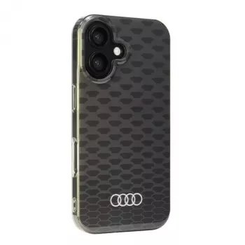 Audi IML Stitching Pattern MagSafe Hard Case, skirta Apple iPhone 16 6,1 inch - juoda