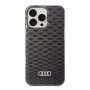 Audi IML Stitching Pattern MagSafe Hard Case, skirta Apple iPhone 16 Pro Max 6.9 inch - juoda
