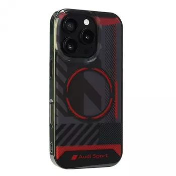 Audi IML Sport MagSafe Hard Case, skirta Apple iPhone 16 Pro 6,3 inch juoda