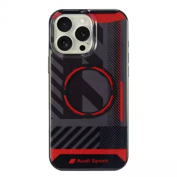 Audi IML Sport MagSafe Hard Case, skirta iPhone 16 Pro Max 6.9 inch - juoda