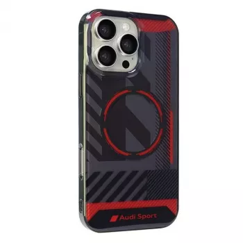 Audi IML Sport MagSafe Hard Case, skirta iPhone 16 Pro Max 6.9 inch - juoda