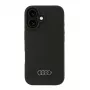 Audi Silicone Case for iPhone 16 6.1 inch - Black Hard Case AU-LSRIP16-Q3/D1-BK