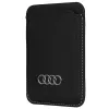Audi odinė kortelių piniginė su kortelių lizdu, juoda, MagSafe AU-MSCH-Q3/D1-BK