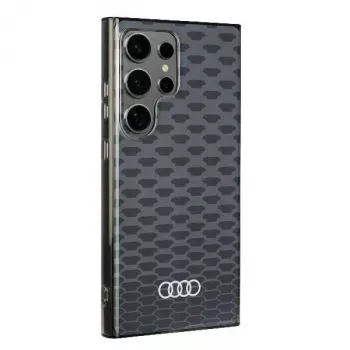 Audi IML Stitching Pattern MagSafe Case, Samsung Galaxy S24 Ultra S928, Black, Hard Case AU-IMLMS24U-Q5/D3-BK