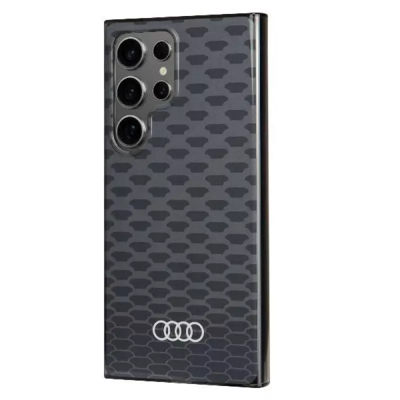 Audi IML Stitching Pattern MagSafe Case, Samsung Galaxy S24 Ultra S928, Black, Hard Case AU-IMLMS24U-Q5/D3-BK